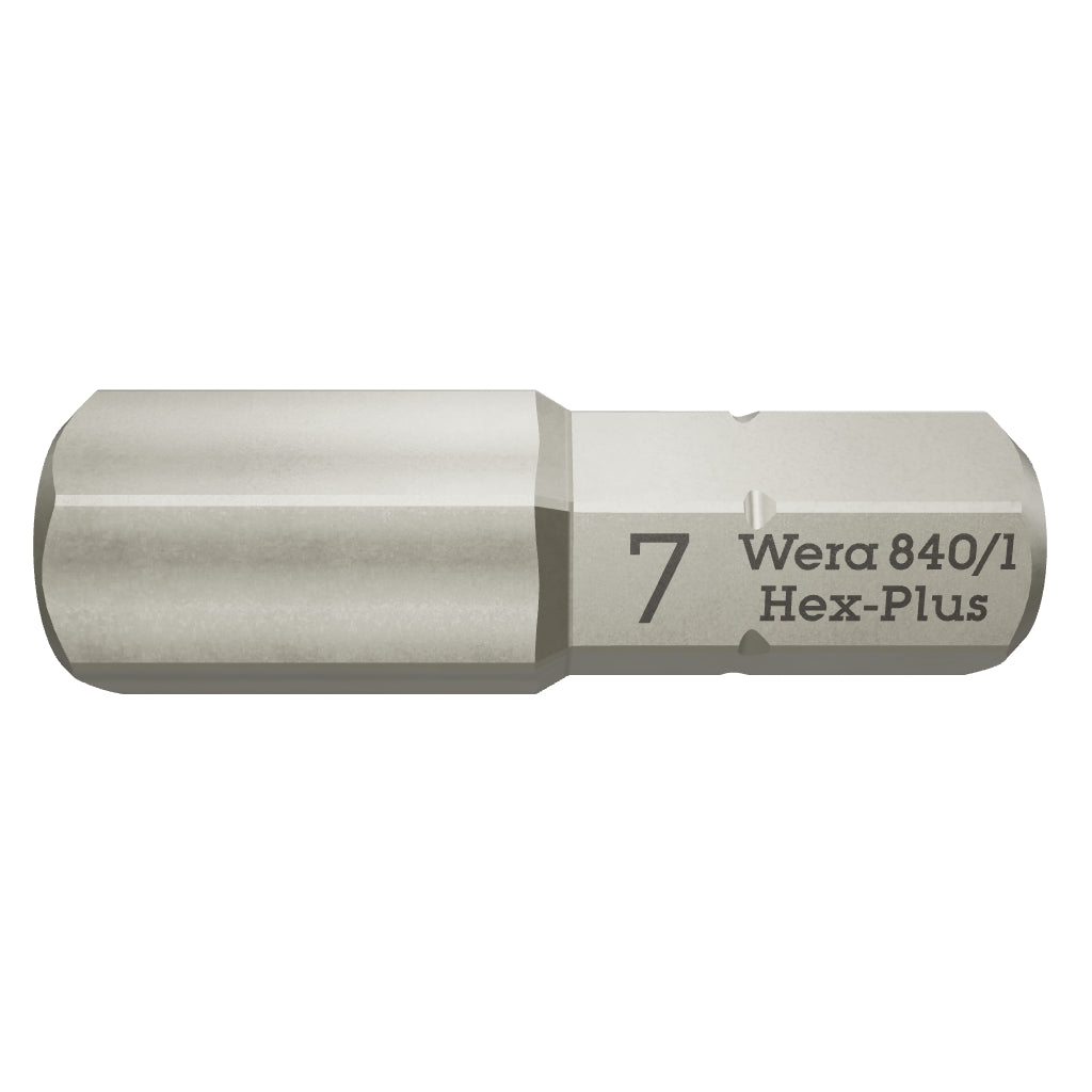 Wera 056332 7 x 25mm Hex Bit - WR056332 - KC Tool