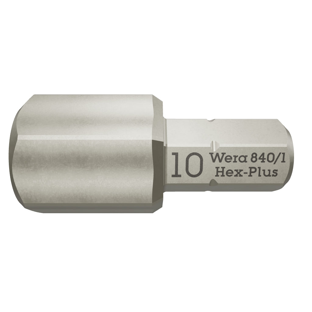 Wera 056340 10 x 25mm Hex Bit - WR056340 - KC Tool