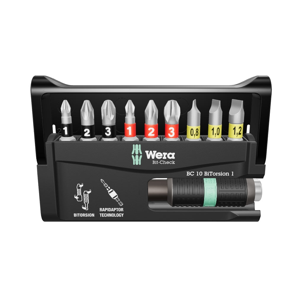 Wera 056374 Bit-Check 10 BiTorsion 1 - WR056374 - KC Tool