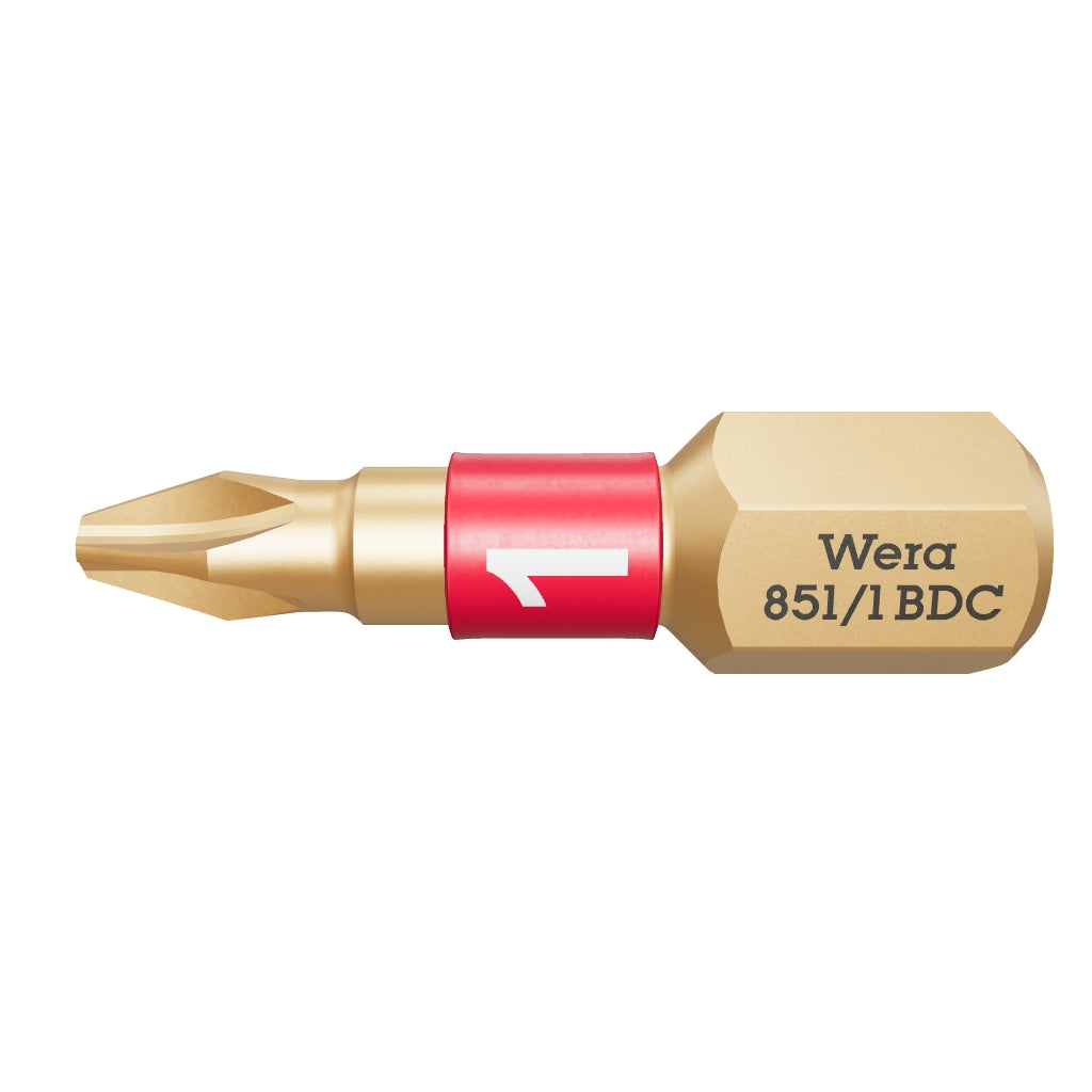 Wera 056400 #1 x 25mm Phillips BiTorsion Diamond Coated Bit - WR056400 - KC Tool