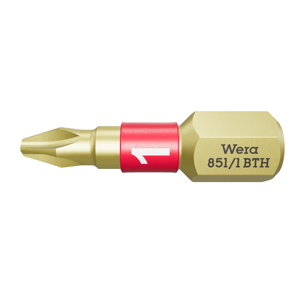 Wera 056410 #1 x 25mm Phillips BiTorsion Bit - WR056410 - KC Tool