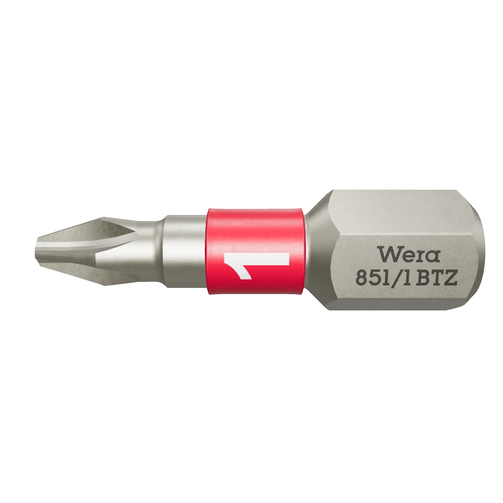 Wera 056420 #1 x 25mm Phillips BiTorsion Bit - WR056420 - KC Tool