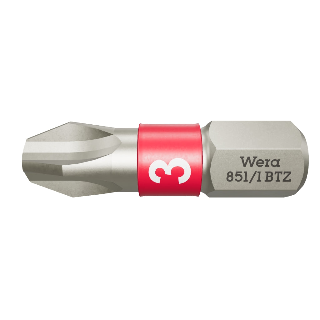 Wera 056424 #3 x 25mm Phillips BiTorsion Bit - WR056424 - KC Tool