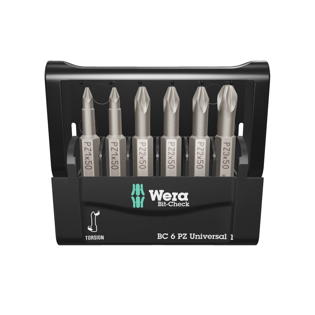 Wera 056471 Bit-Check 6 PZ Universal 1 - WR056471 - KC Tool