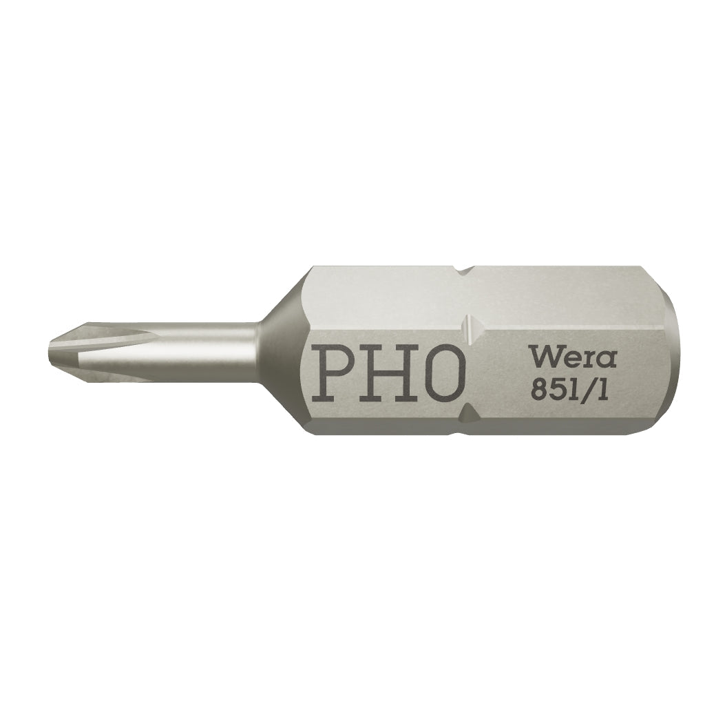 Wera 056500 #0 x 25mm Phillips Bit - WR056500 - KC Tool