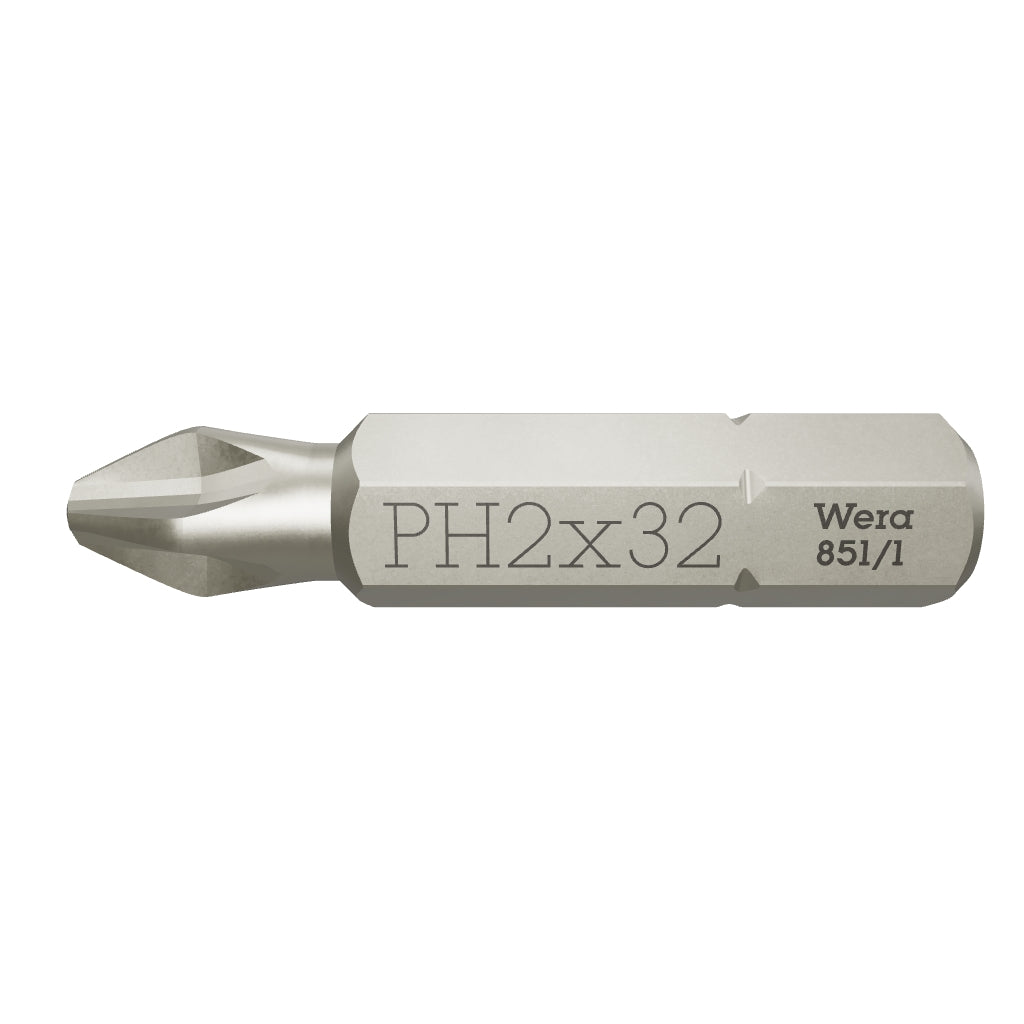 Wera 056515 #2 x 32mm Phillips Bit - WR056515 - KC Tool