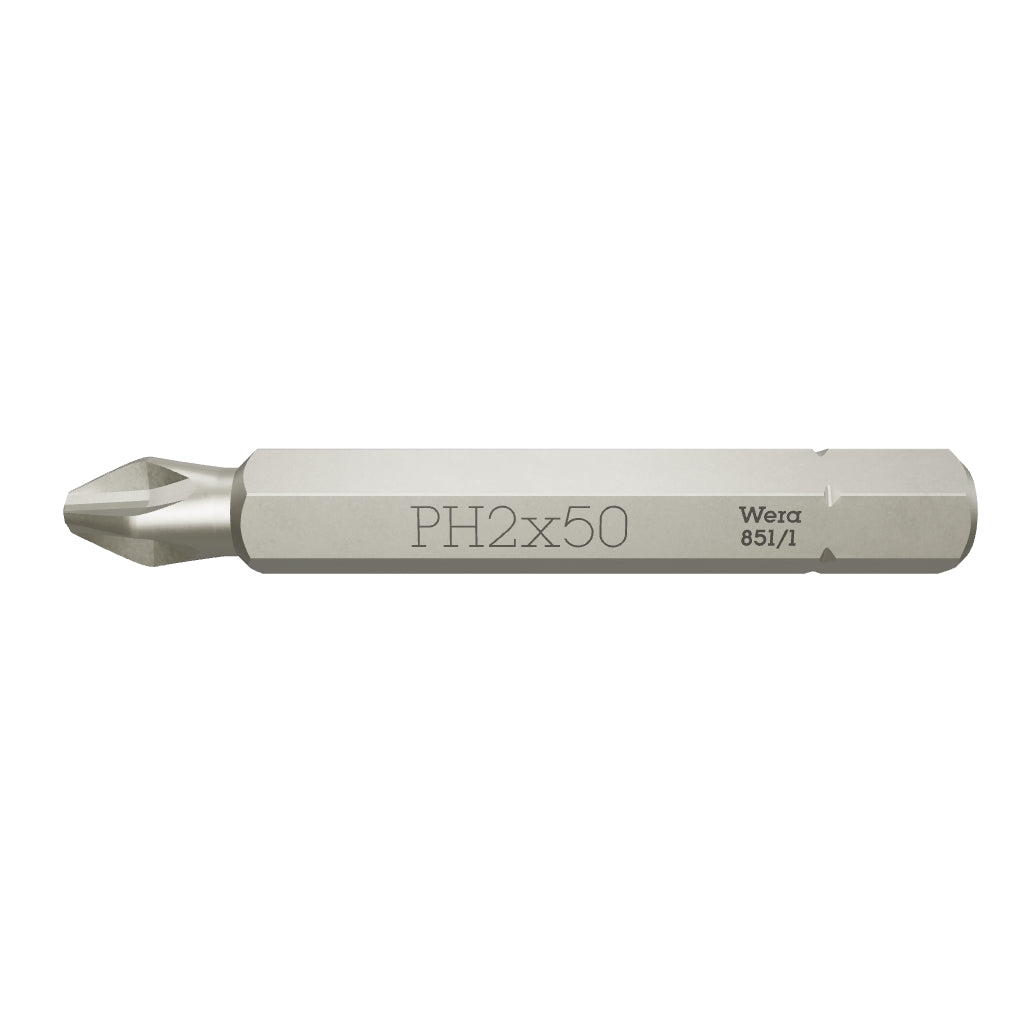 Wera 056520 #2 x 50mm Phillips Bit - WR056520 - KC Tool