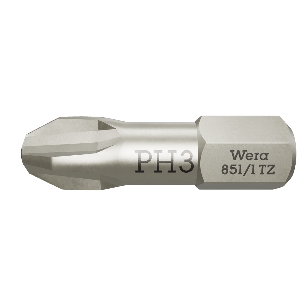 Wera 056525 #3 x 25mm Phillips Torsion Bit - WR056525 - KC Tool