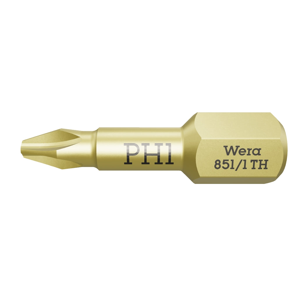 Wera 056605 #1 x 25mm Phillips Torsion Bit - WR056605 - KC Tool