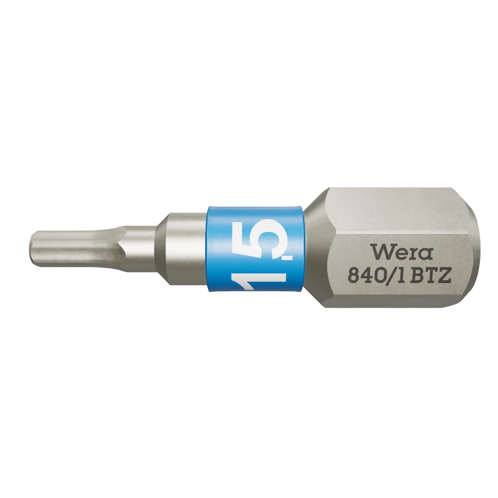 Wera 056680 Hex-Plus 1.5 x 25mm Insert Bit - WR056680 - KC Tool