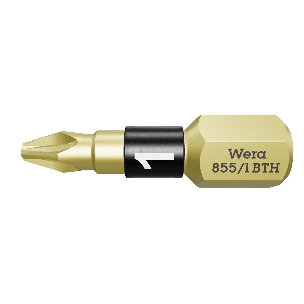 Wera 056710 Pozidriv #1 x 25mm Insert Bit - WR056710 - KC Tool