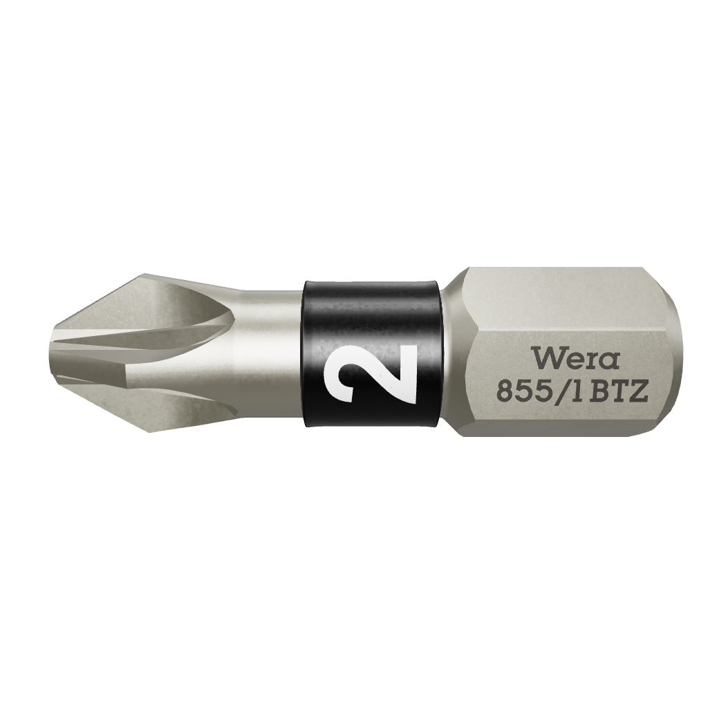 Wera 056722 Pozidriv #2 x 25mm Insert Bit - WR056722 - KC Tool