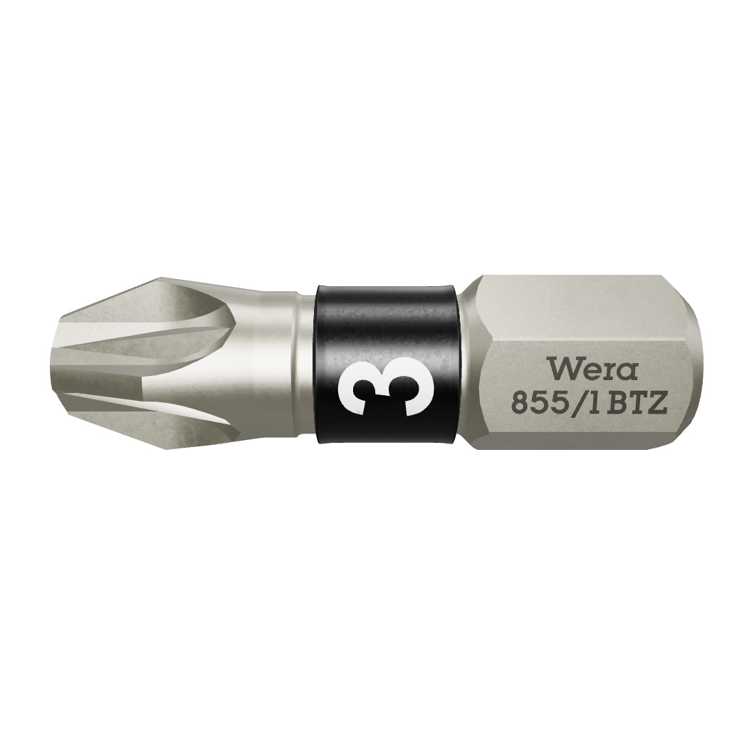 Wera 056724 Pozidriv #3 x 25mm Insert Bit - WR056724 - KC Tool