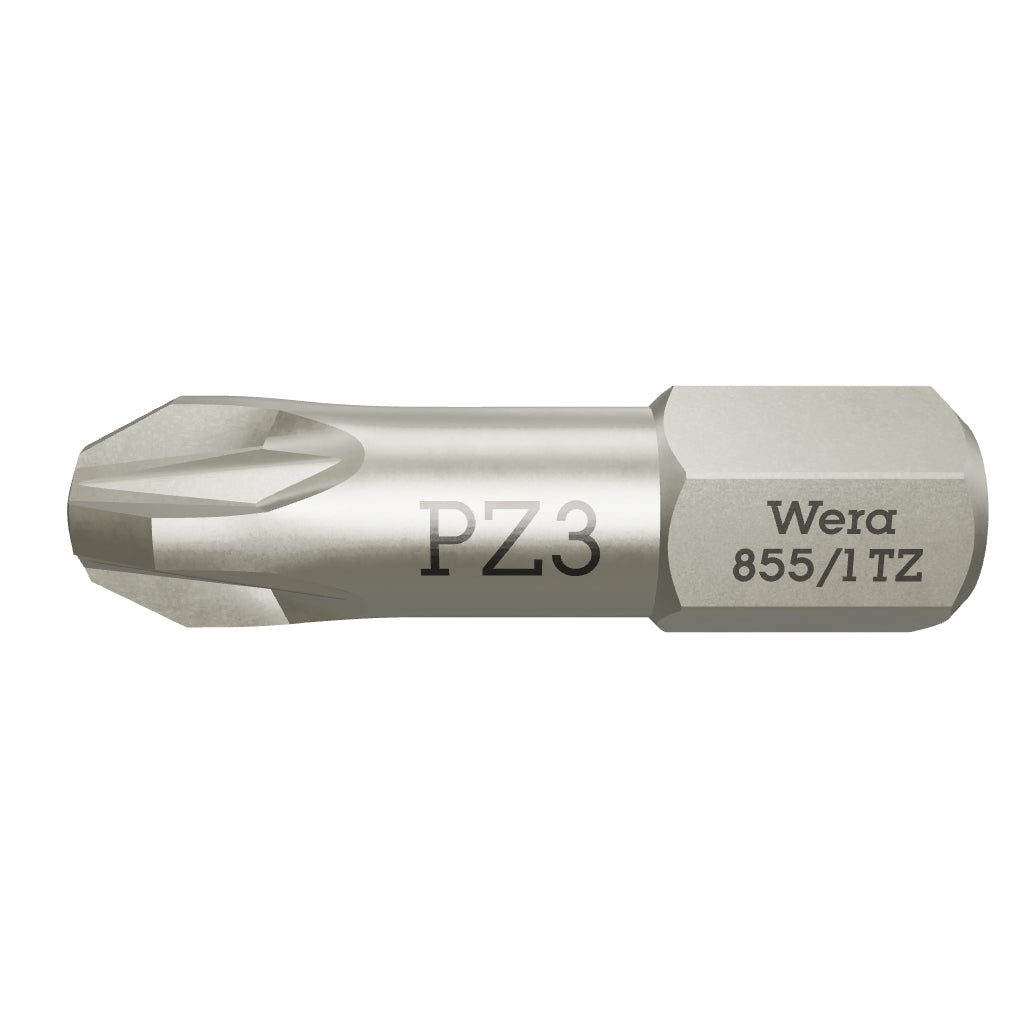 Wera 056825 Pozidriv #3 x 25mm Insert Bit - WR056825 - KC Tool