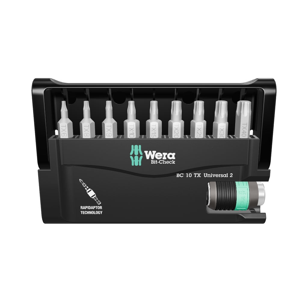 Wera 057115 Bit-Check 10 TX Universal 2 - TORX® - WR057115 - KC Tool