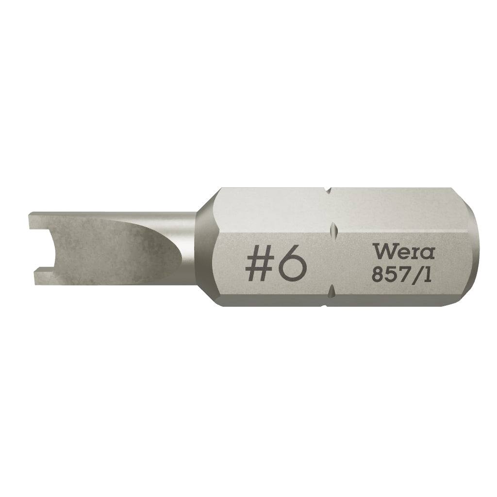 Wera 057151 #6 x 25mm Spanner Bit - WR057151 - KC Tool