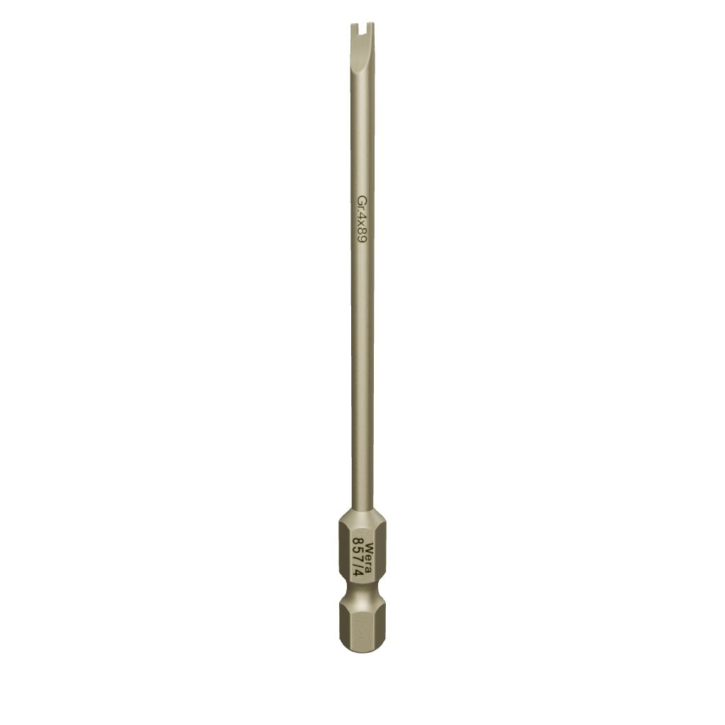 Wera 057160 #4 x 89mm Spanner Power Bit - WR057160 - KC Tool