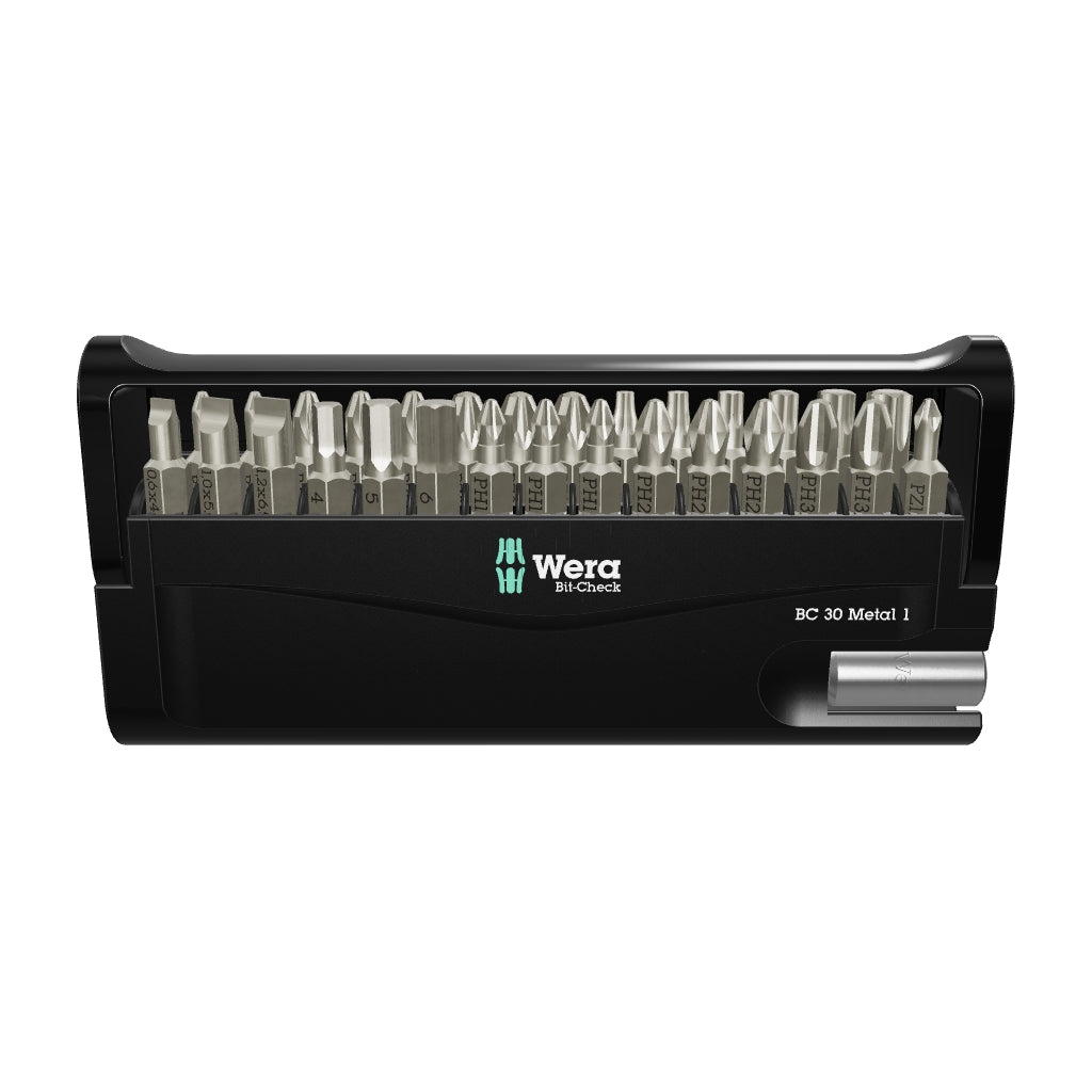 Wera 057440 Bit-Check 30 Metal 1 SB, 30 Pieces - WR057440 - KC Tool