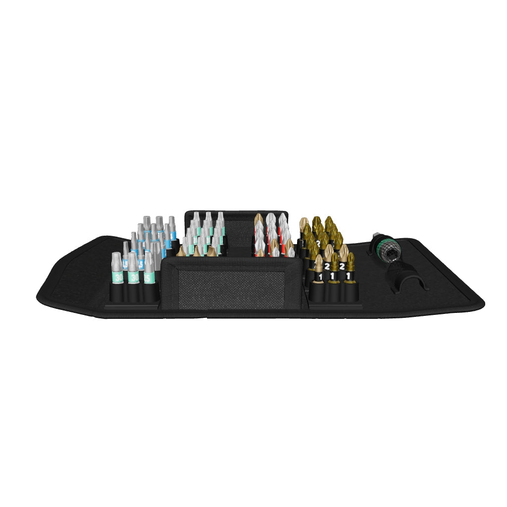 Wera 057441 Bit-Safe 61 BiTorsion 1 Insert Bit Set - WR057441 - KC Tool
