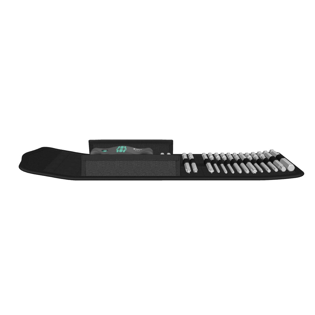 Wera 057470 T-Handle with Rapidaptor Blade Set, 17 Pieces - WR057470 - KC Tool