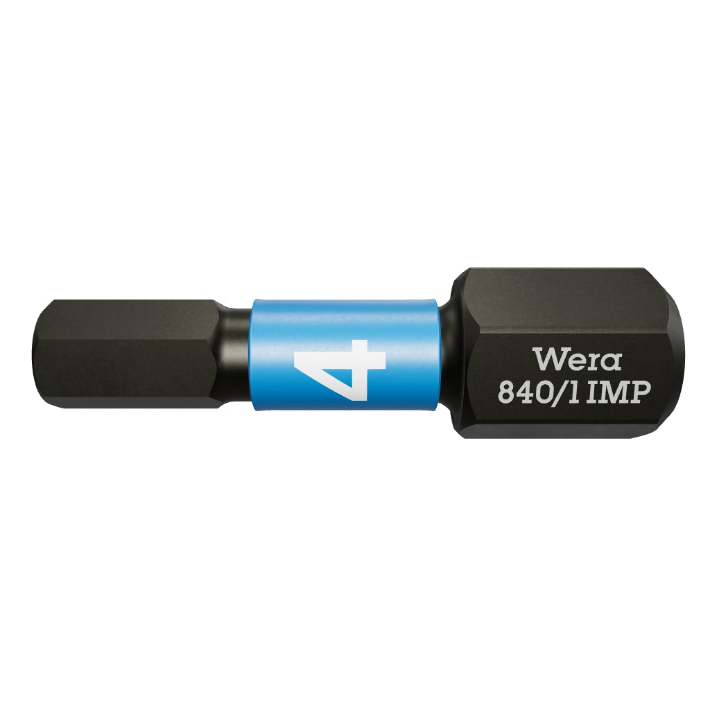 Wera 057604 4 x 25mm Hex Impaktor Diamond Coated Bit - WR057604 - KC Tool