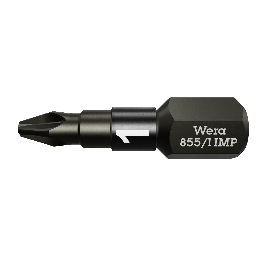 Wera 057620 #1 x 25mm Pozidriv Impaktor Diamond Coated Bit - WR057620 - KC Tool
