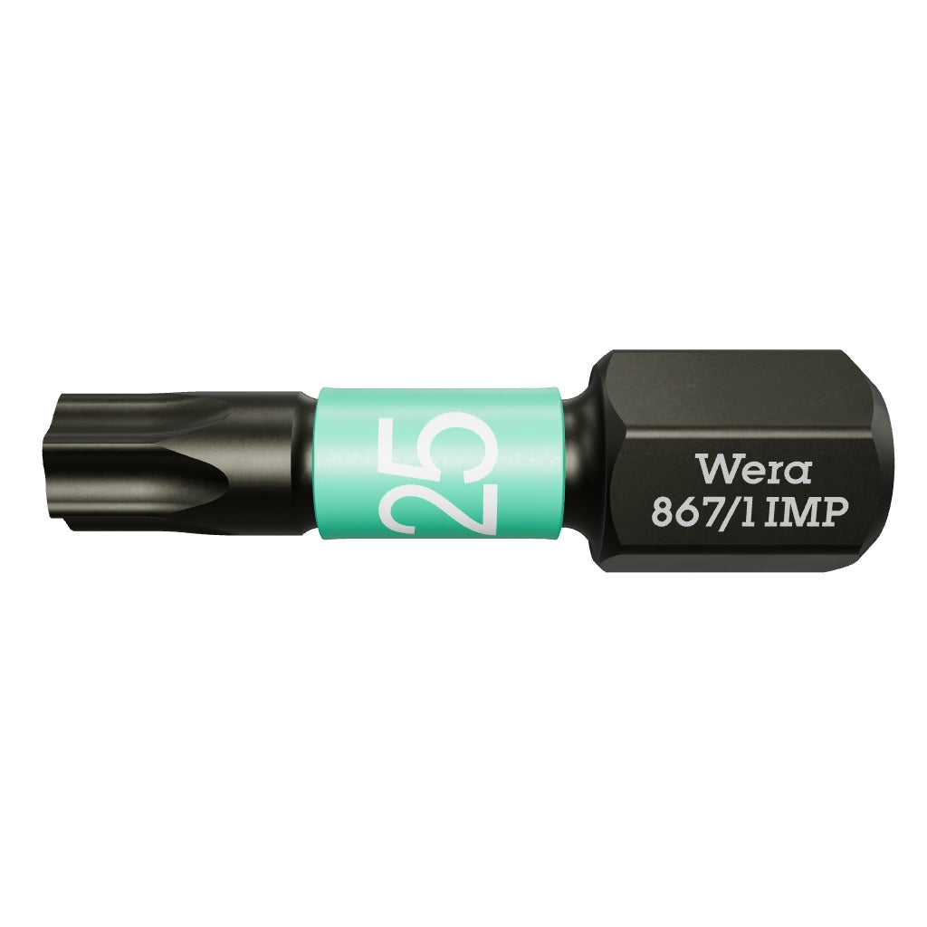 Wera 057625 T25 x 25mm TORX® Impaktor Diamond Coated Bit - WR057625 - KC Tool