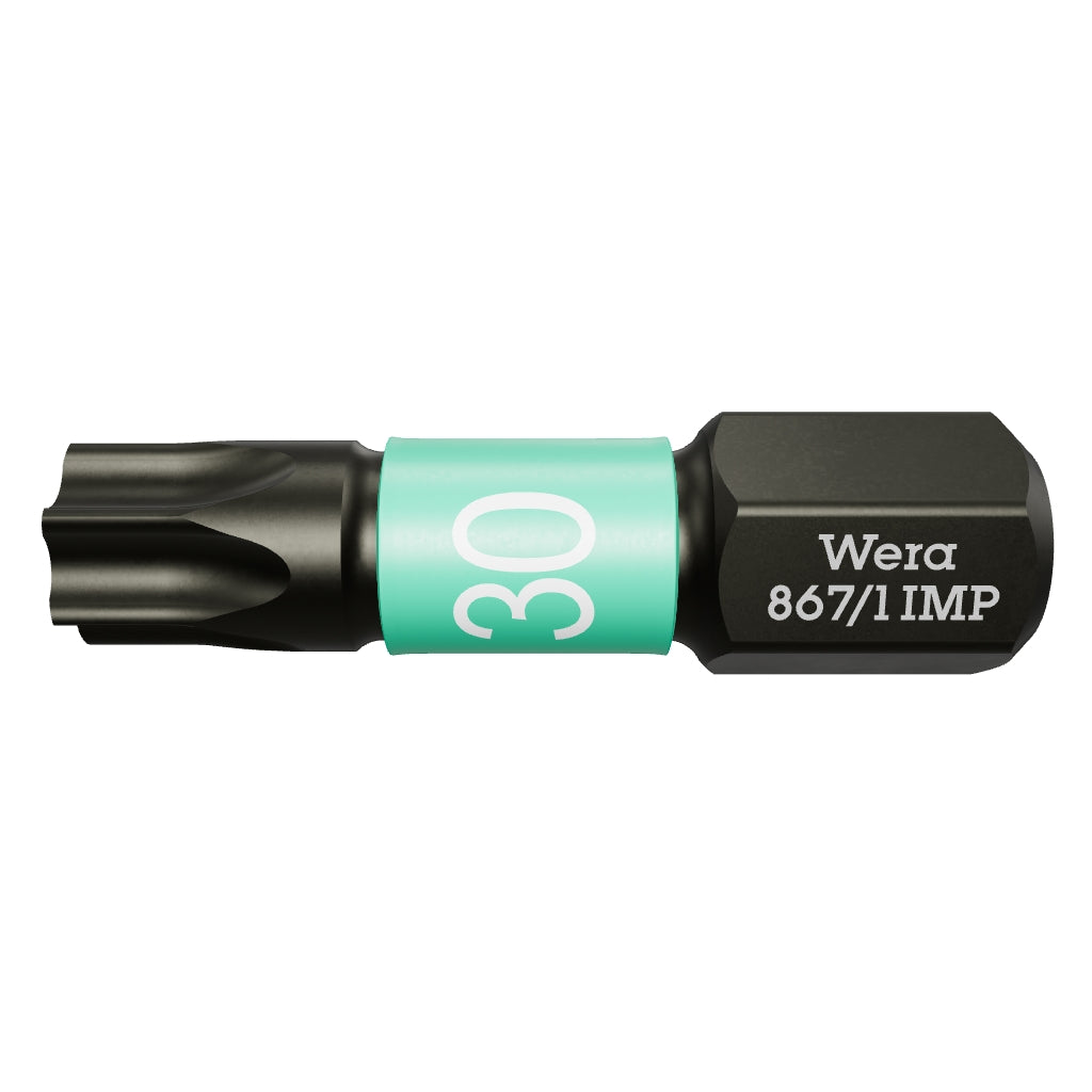 Wera 057626 T30 x 25mm TORX® Impaktor Diamond Coated Bit - WR057626 - KC Tool
