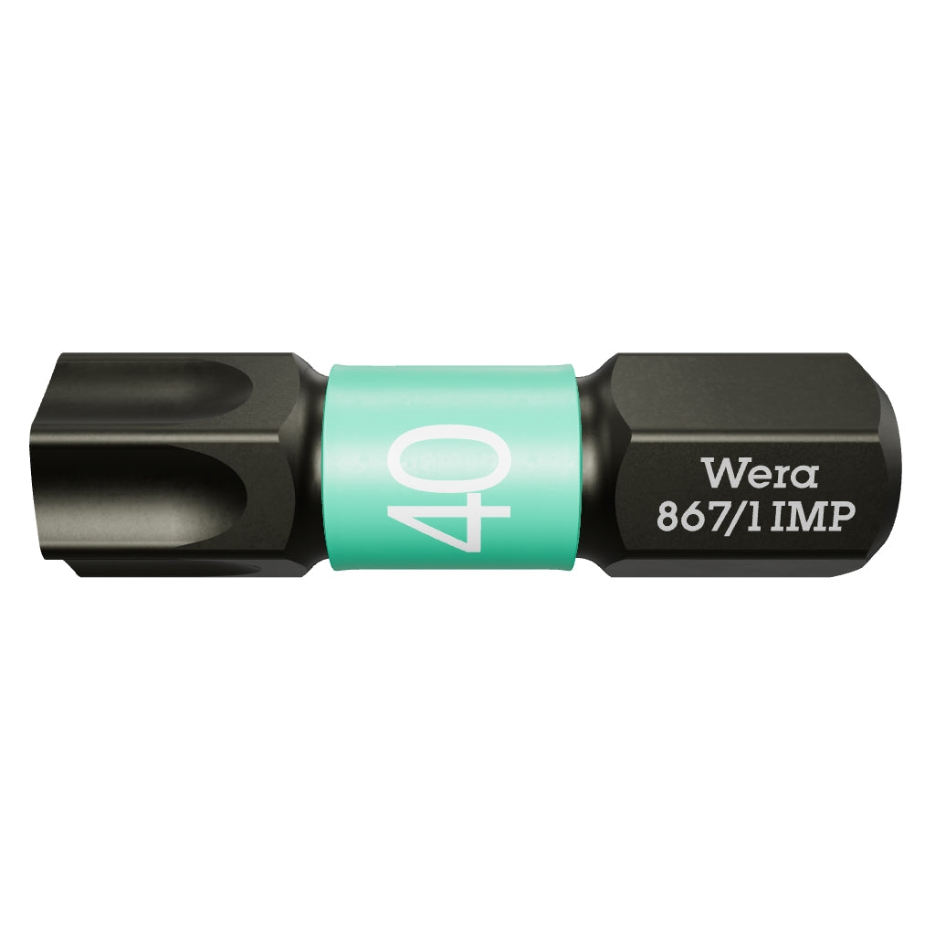 Wera 057627 T40 x 25mm TORX® Impaktor Diamond Coated Bit - WR057627 - KC Tool