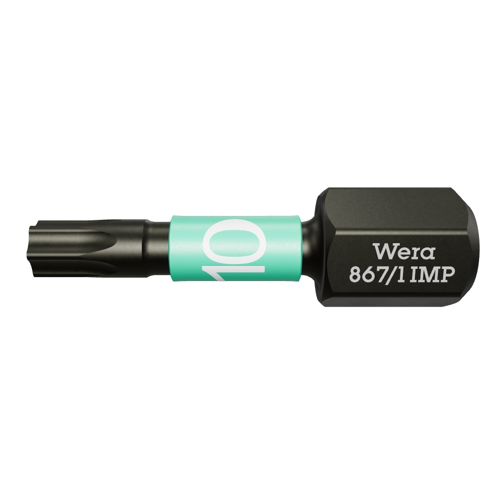 Wera 057628 T10 x 25mm TORX® Impaktor Diamond Coated Bit - WR057628 - KC Tool