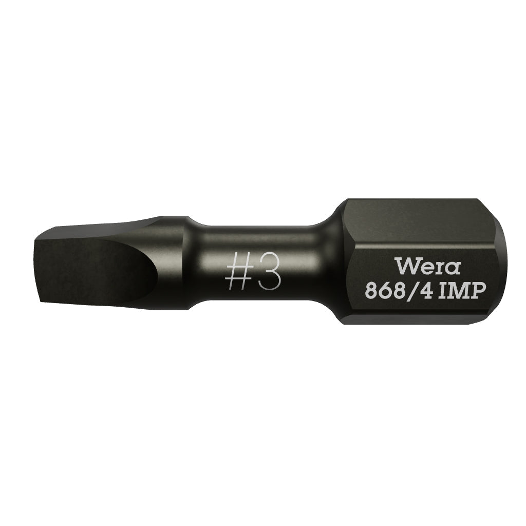 Wera 057632 #3 x 25mm Square Impaktor Diamond Coated Bit - WR057632 - KC Tool