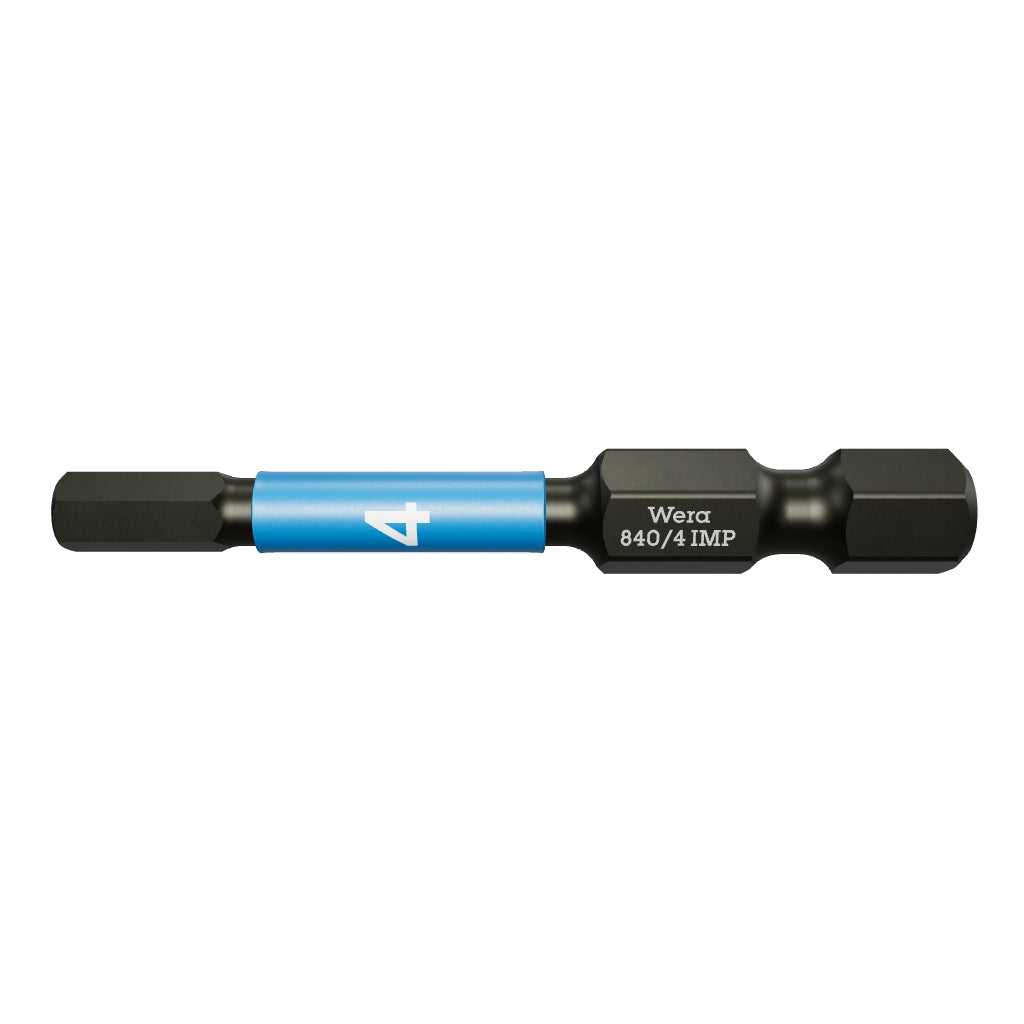 Wera 057644 4 x 50mm Hex Impaktor Diamond Coated Power Bit - WR057644 - KC Tool