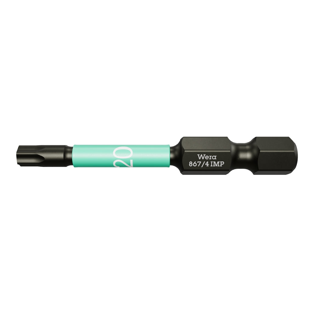 Wera 057664 T20 x 50mm TORX® Impaktor Diamond Coated Power Bit - WR057664 - KC Tool