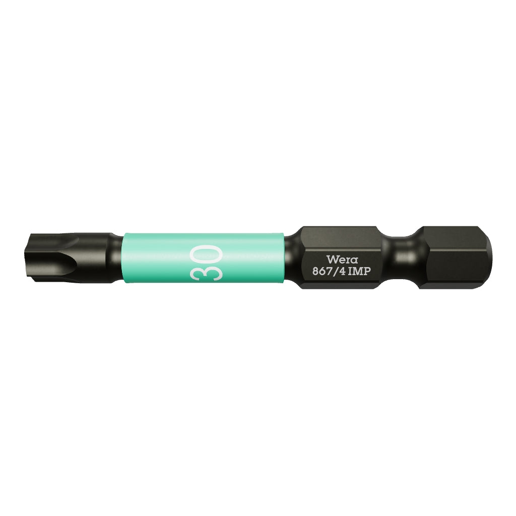 Wera 057666 T30 x 50mm TORX® Impaktor Diamond Coated Power Bit - WR057666 - KC Tool