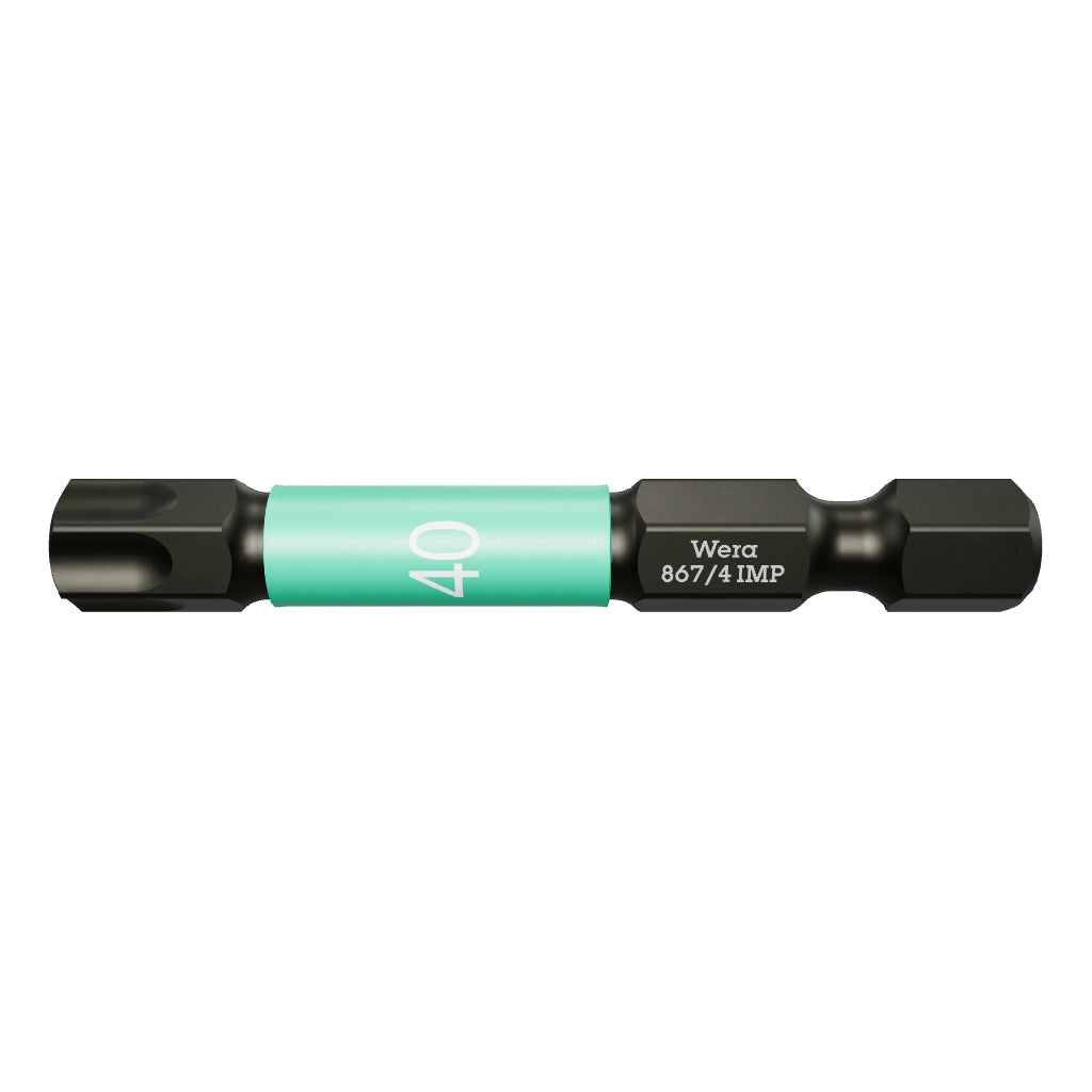 Wera 057667 T40 x 50mm TORX® Impaktor Diamond Coated Power Bit - WR057667 - KC Tool