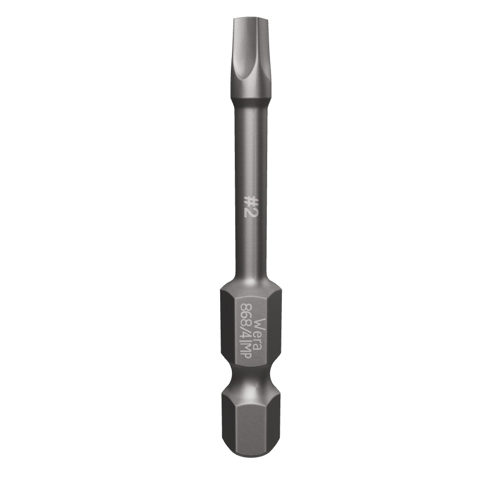 Wera 057671 #2 x 50mm Square Impaktor Diamond Coated Power Bit - WR057671 - KC Tool