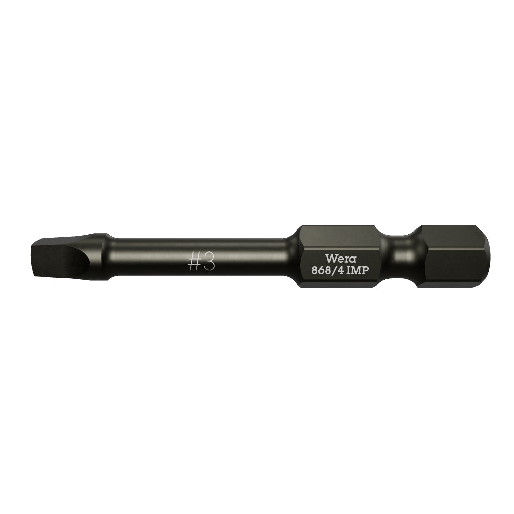 Wera 057672 #3 x 50mm Square Impaktor Diamond Coated Power Bit - WR057672 - KC Tool