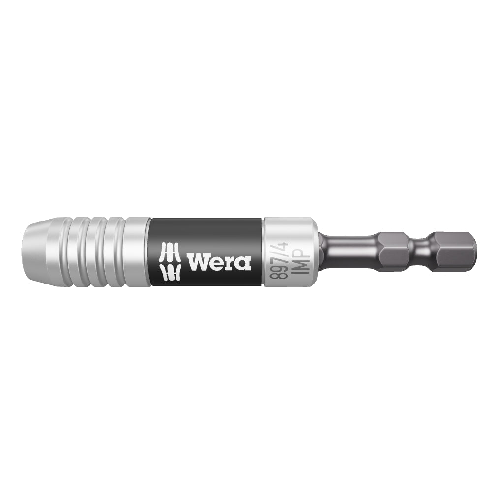 Wera 057675 Stainless Steel Impaktor Bit Holder with retaining ring and magnet - WR057675 - KC Tool