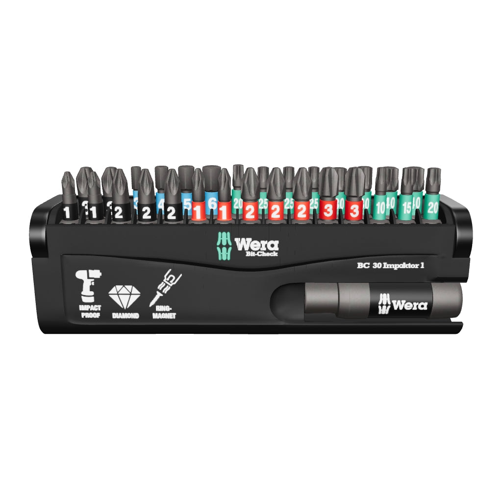 Wera 057690 Impaktor/30 Bit-Check Set - WR057690 - KC Tool