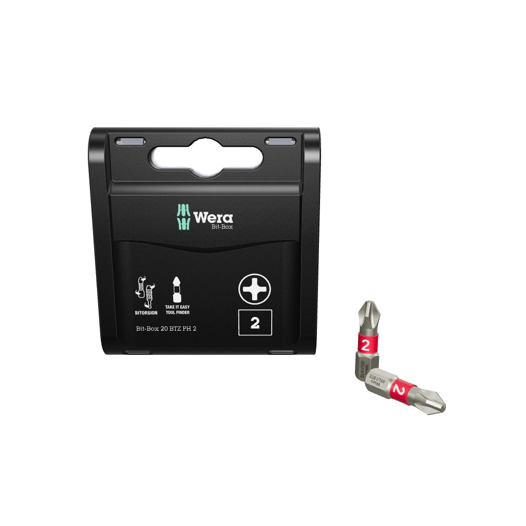 Wera 057751 Bit-Box 20 BTZ PH Phillips #2 - WR057751 - KC Tool