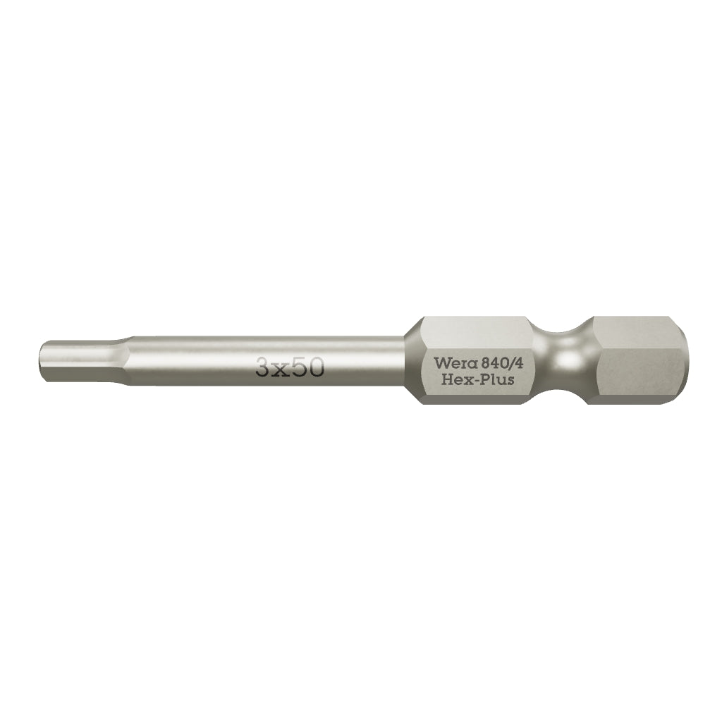 Wera 059605 3 x 50mm Hex Power Bit - WR059605 - KC Tool