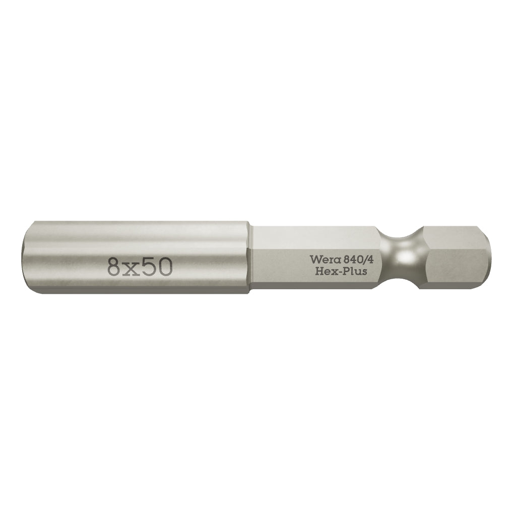 Wera 059625 8 x 50mm Hex Power Bit - WR059625 - KC Tool