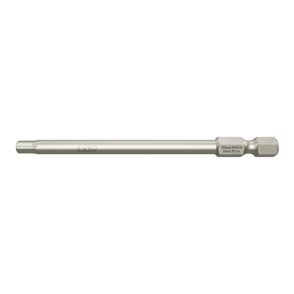 Wera 059631 4 x 89mm Hex Power Bit - WR059631 - KC Tool