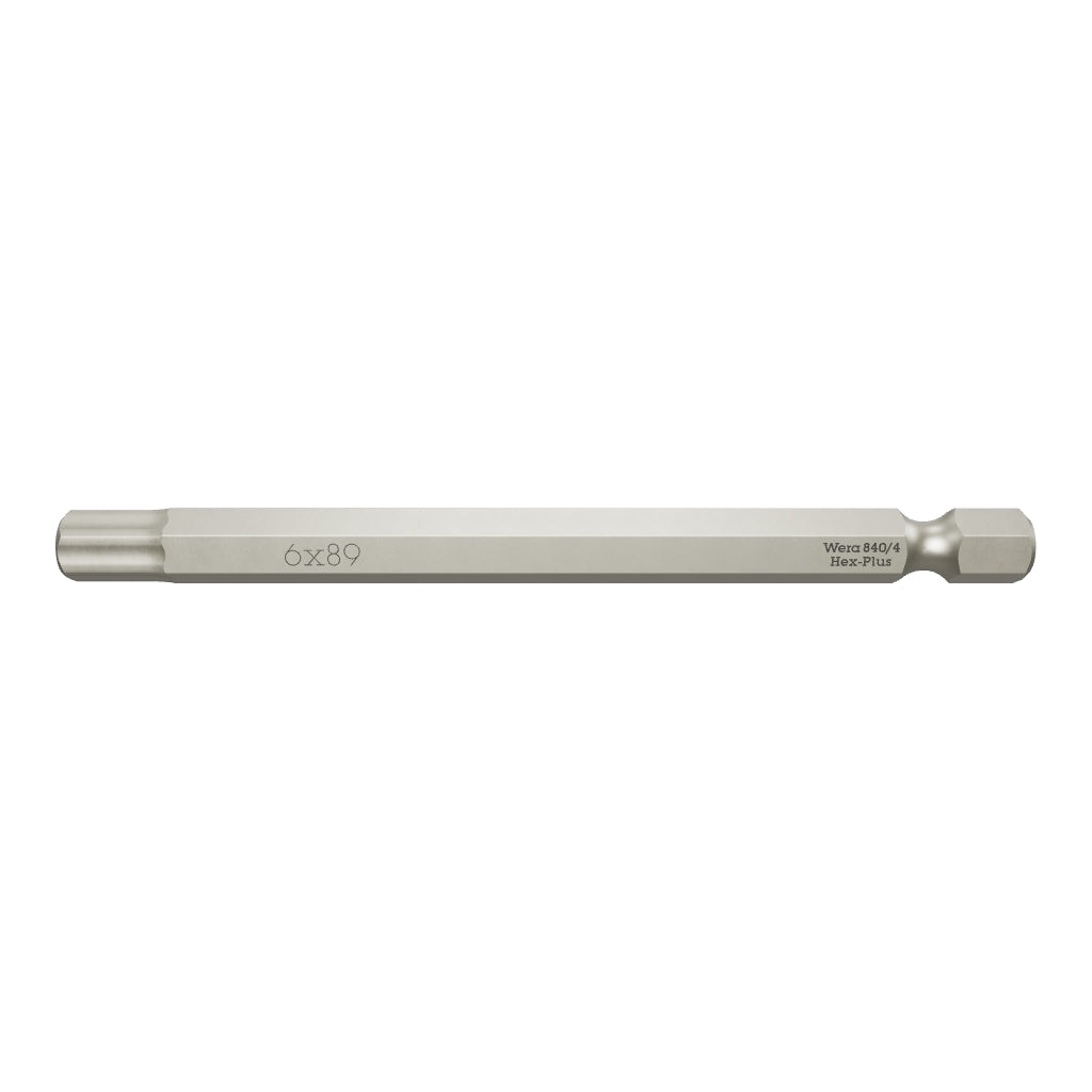 Wera 059633 6 x 89mm Hex Power Bit - WR059633 - KC Tool
