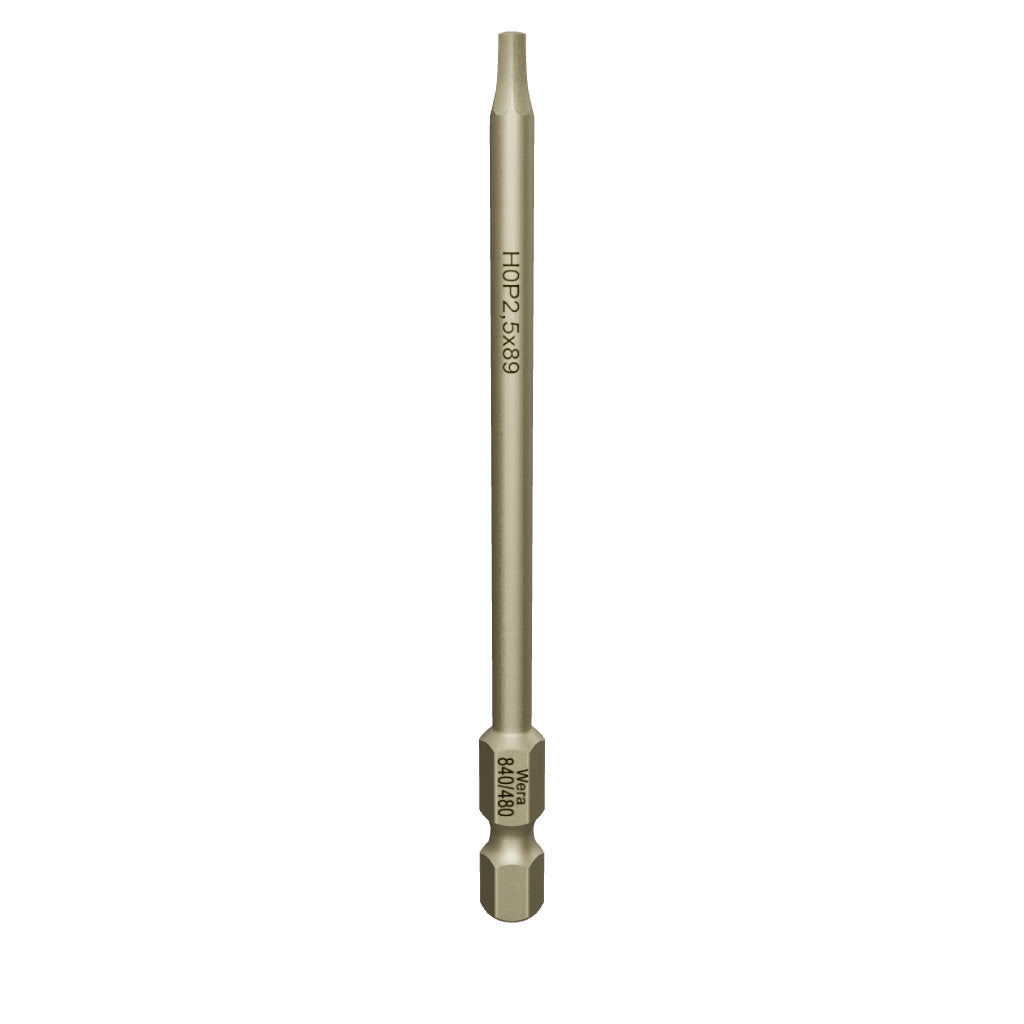 Wera 059641 2.5 x 89mm Security Hex Power Bit - WR059641 - KC Tool