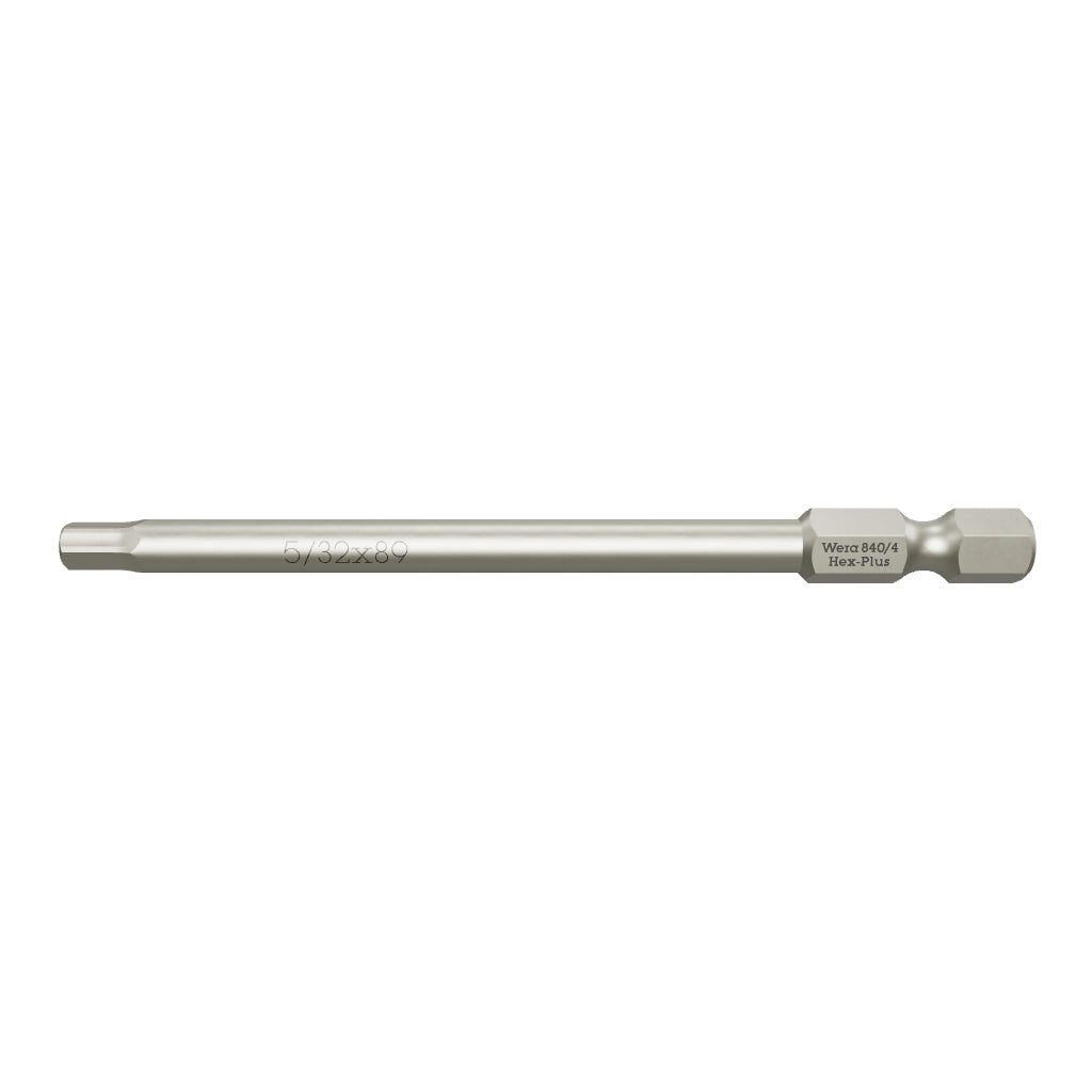 Wera 059665 5/32" x 89mm Hex Power Bit - WR059665 - KC Tool