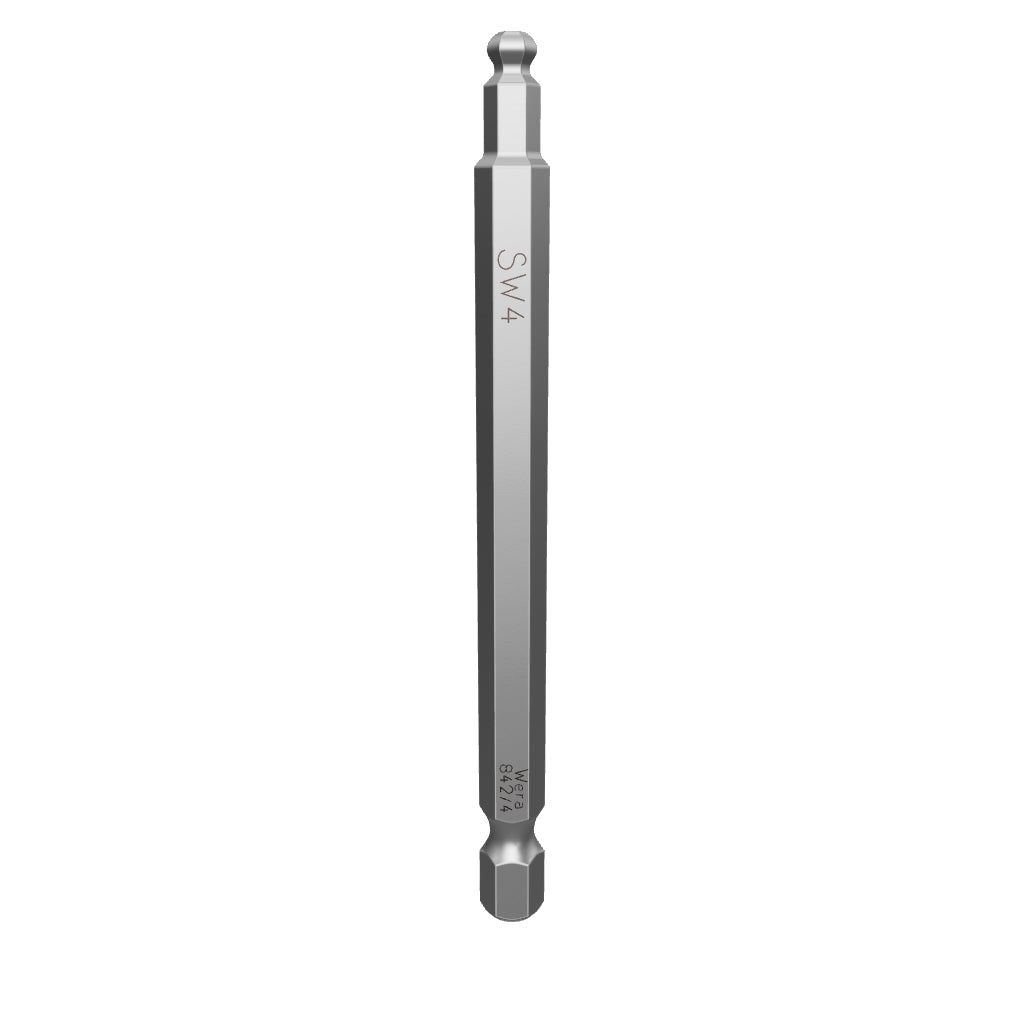 Wera 059681 4 x 89mm Ball End Hex Power Bit - WR059681 - KC Tool