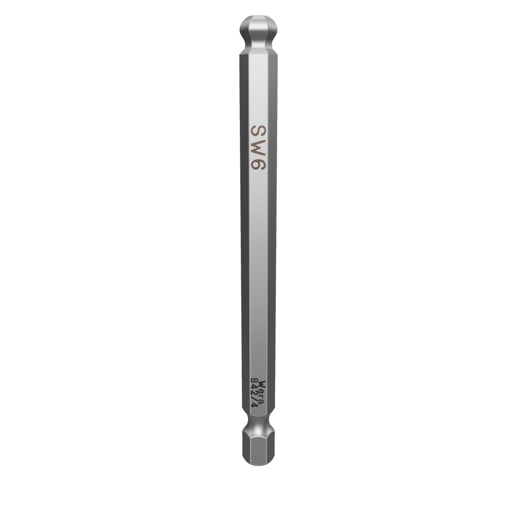 Wera 059683 6 x 89mm Ball End Hex Power Bit - WR059683 - KC Tool