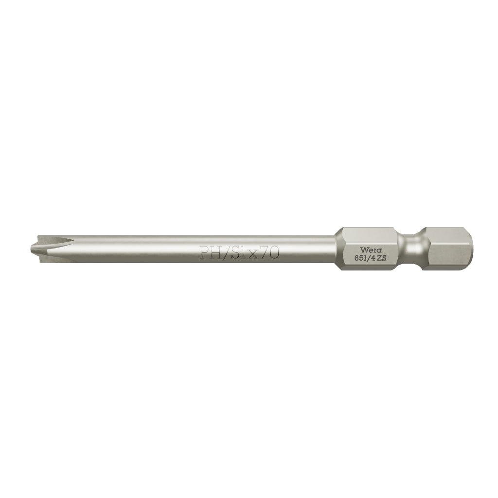 Wera 059720 #1 x 70mm PlusMinus PH/SL Power Bit - WR059720 - KC Tool