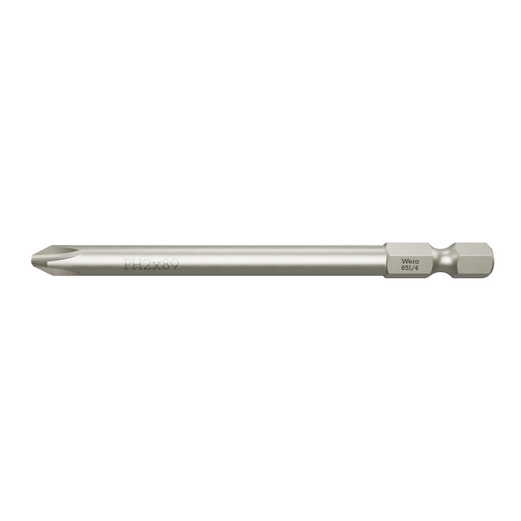 Wera 059775 #2 x 89mm Phillips Power Bit - WR059775 - KC Tool